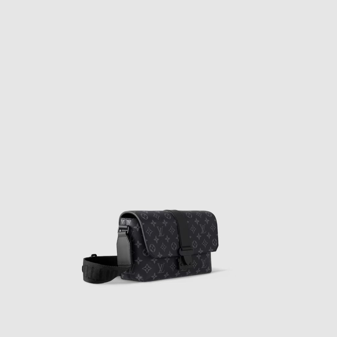 Túi Louis Vuitton S-Cape Messenger Monogram Eclipse Nam Đen